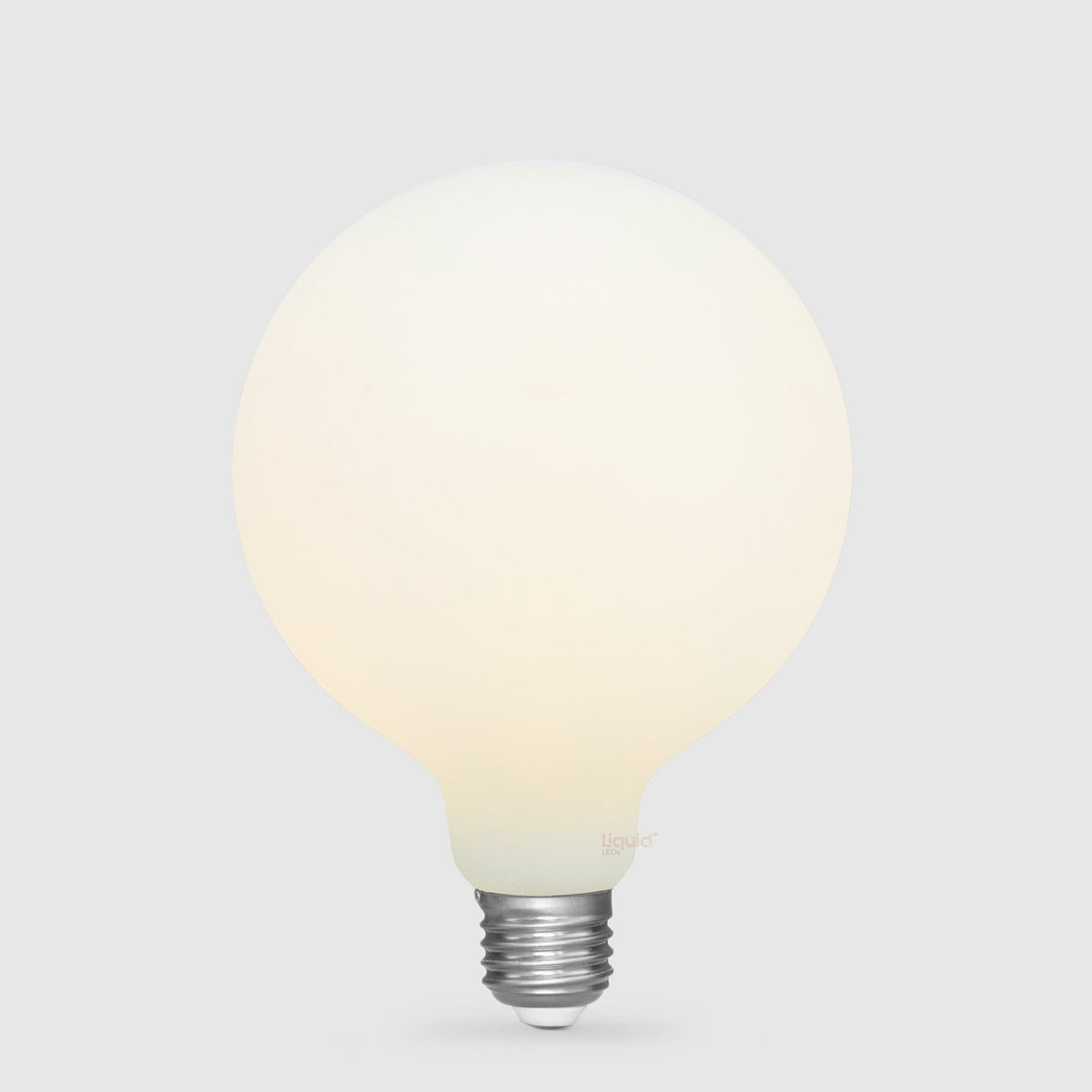 11W G125 LED Globe E27 Porcelain in Soft White - LiquidLEDs™ - Globe Bulbs