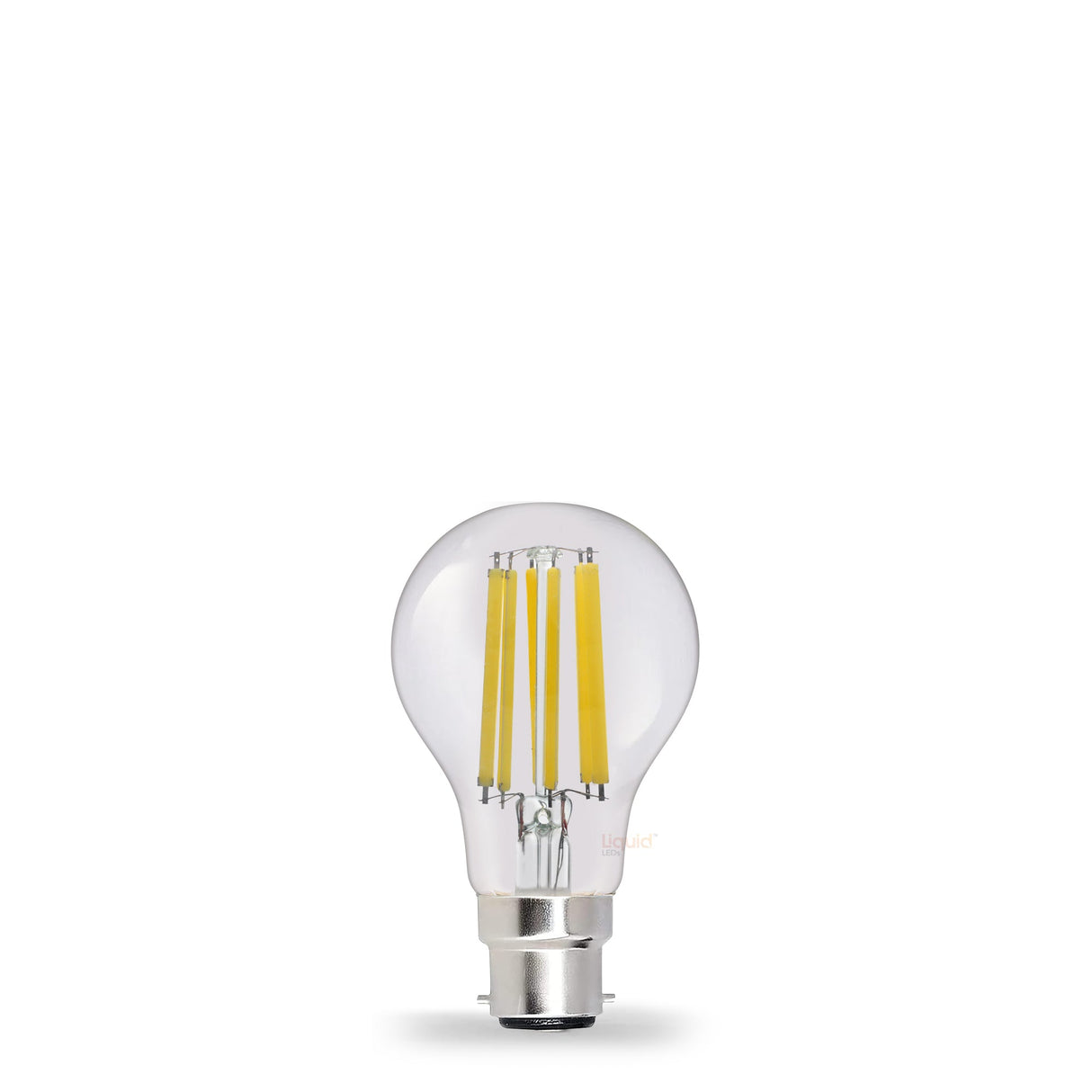 11W GLS LED Bulb B22 Clear in Soft White - LiquidLEDs™ - Traditional Bulbs