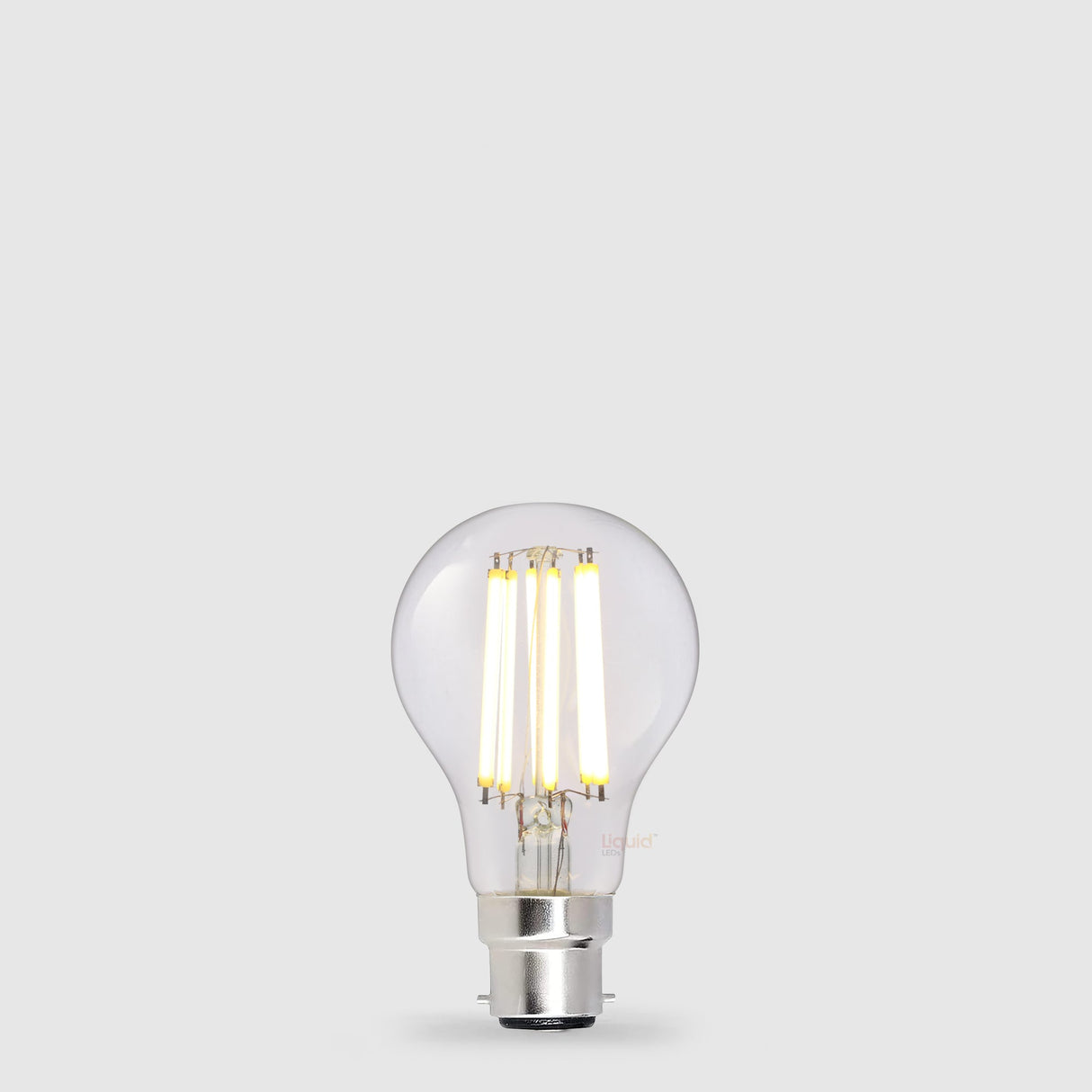 11W GLS LED Bulb B22 Clear in Soft White - LiquidLEDs™ - Traditional Bulbs
