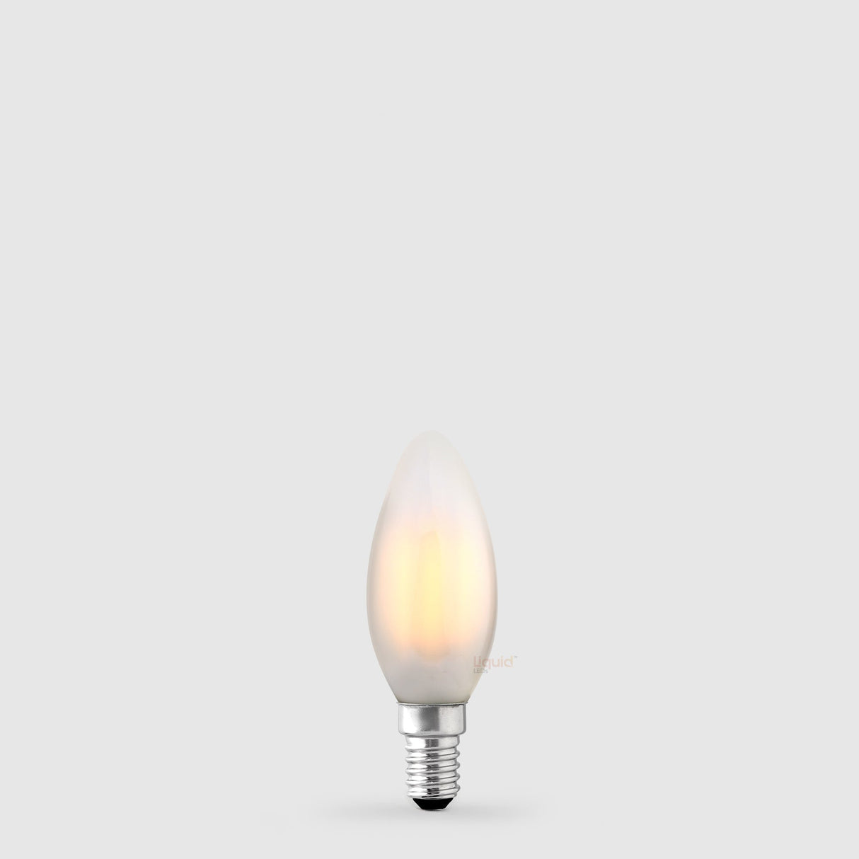 2.5W Candle LED Bulb E14 Frost in Warm White - LiquidLEDs™ - Candle Bulbs