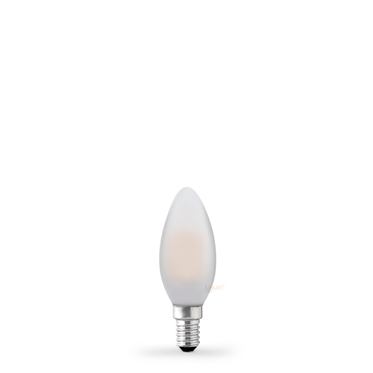 2.5W Candle LED Bulb E14 Frost in Warm White - LiquidLEDs™ - Candle Bulbs
