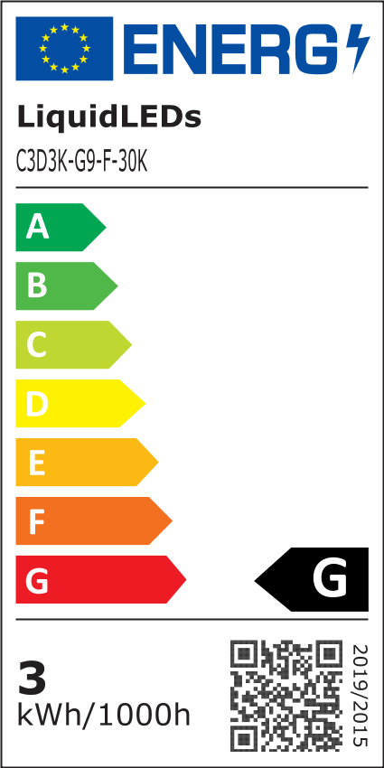 3W G9 Frost LED Bulb - LiquidLEDs™ - Mini bulbs