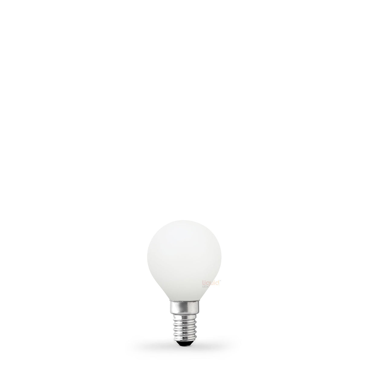 4W 12 Volt DC Fancy Round LED Bulb E14 Opal in Warm White - LiquidLEDs™ - Fancy Round