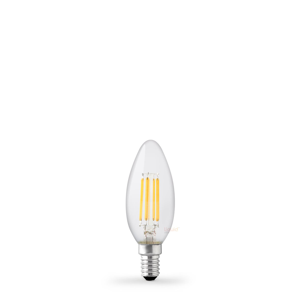 4W 24 Volt DC Candle LED Bulb E14 in Warm White - LiquidLEDs™ - Candle Bulbs
