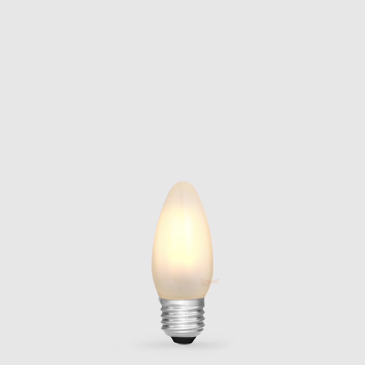 4W Candle LED Bulb E27 Frost in Warm White - LiquidLEDs™ - Candle Bulbs