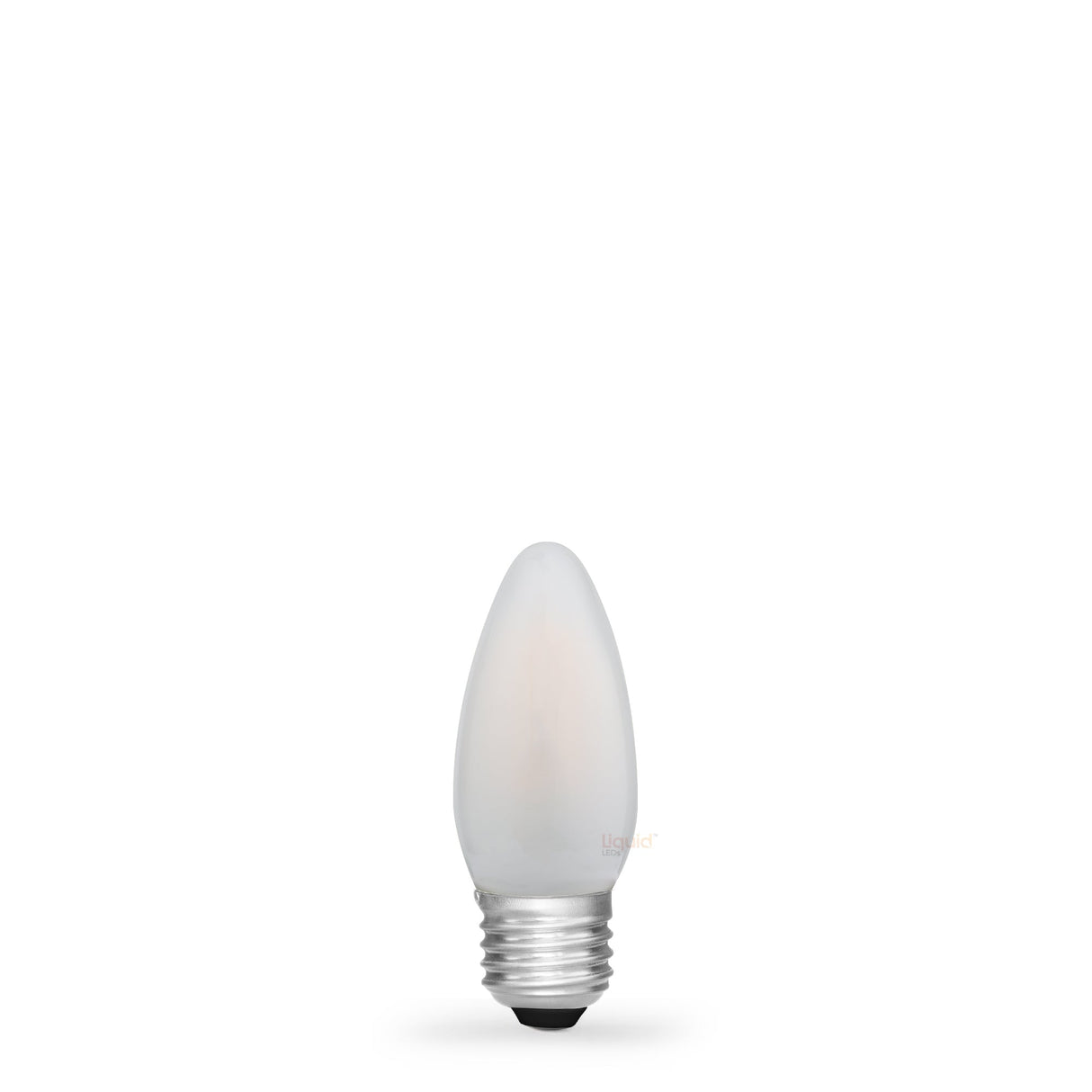 4W Candle LED Bulb E27 Frost in Warm White - LiquidLEDs™ - Candle Bulbs