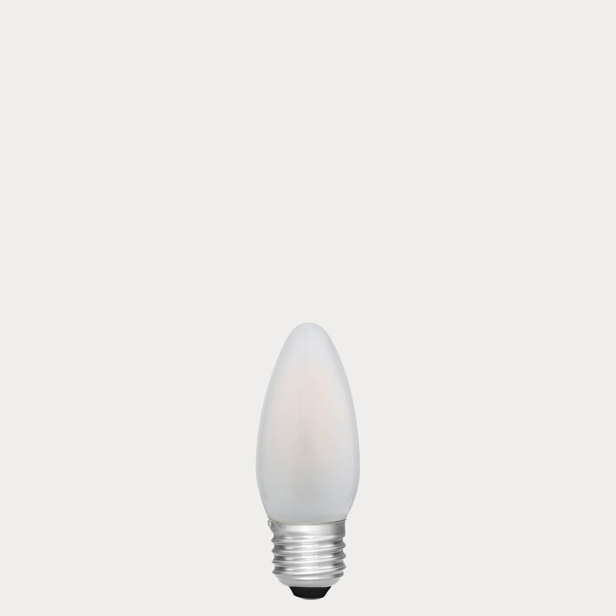 4W Candle LED Bulb E27 Frost in Warm White - LiquidLEDs® - Candle Bulbs