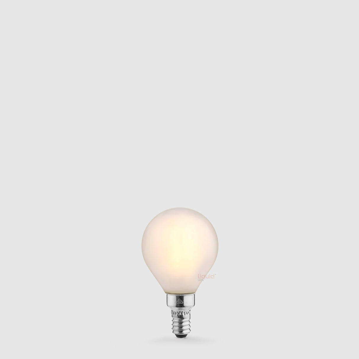 4W Fancy Round LED Bulb E12 Frost in Warm White - LiquidLEDs™ - Fancy Round
