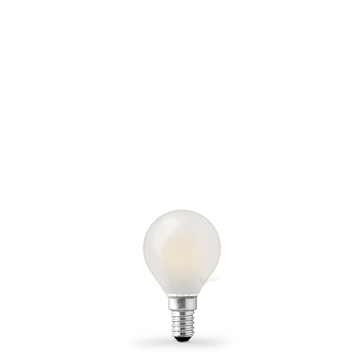 4W Fancy Round LED Bulb E14 Frost in Soft White - LiquidLEDs™ - Fancy Round