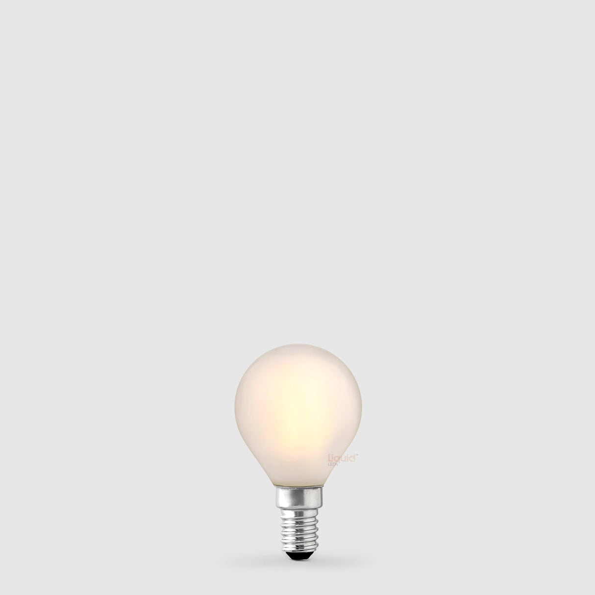 4W Fancy Round LED Bulb E14 Frost in Soft White - LiquidLEDs™ - Fancy Round
