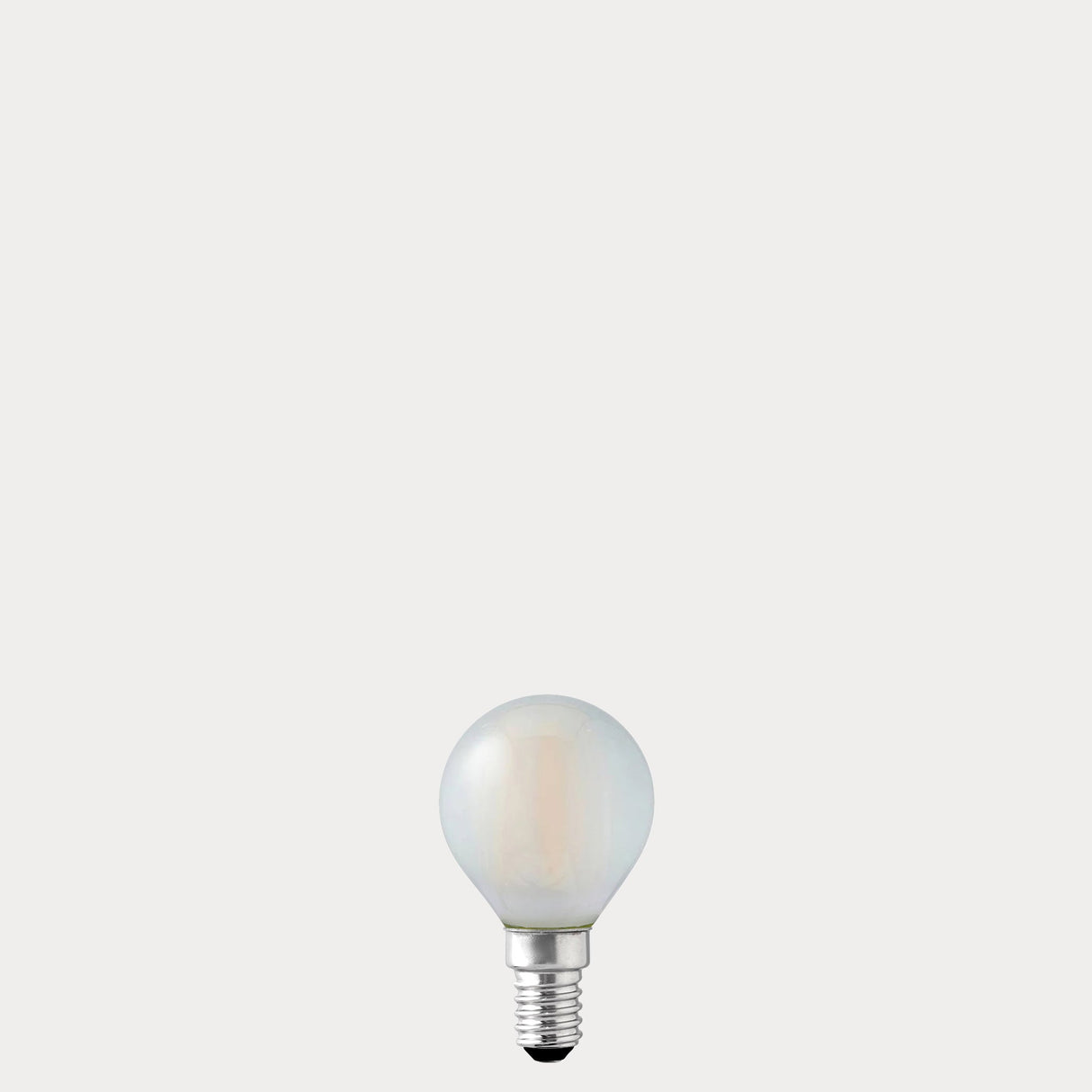 4W Fancy Round LED Bulb E14 Frost in Warm White - LiquidLEDs® - Fancy Round