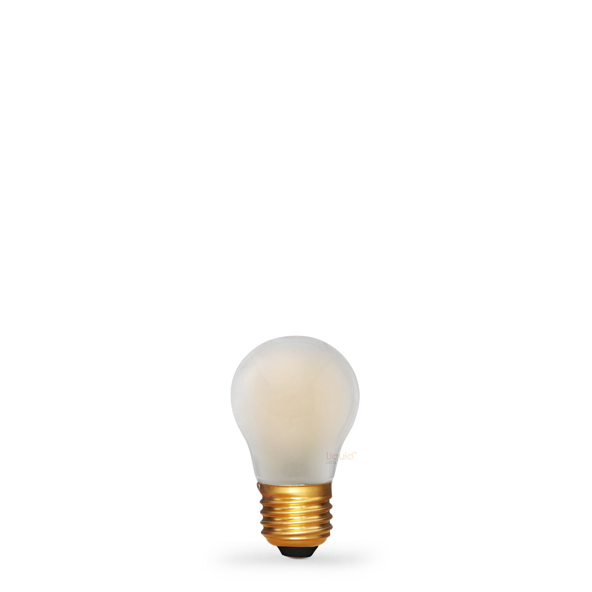 4W Fancy Round LED Bulb E27 Frost in Extra Warm - LiquidLEDs™ - Fancy Round