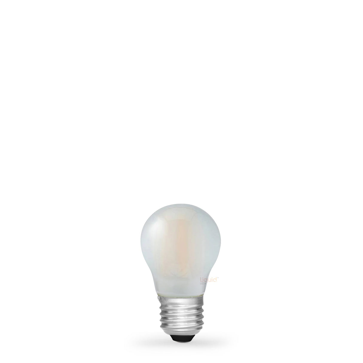 4W Fancy Round LED Bulb E27 Frost in Warm White - LiquidLEDs™ - Fancy Round