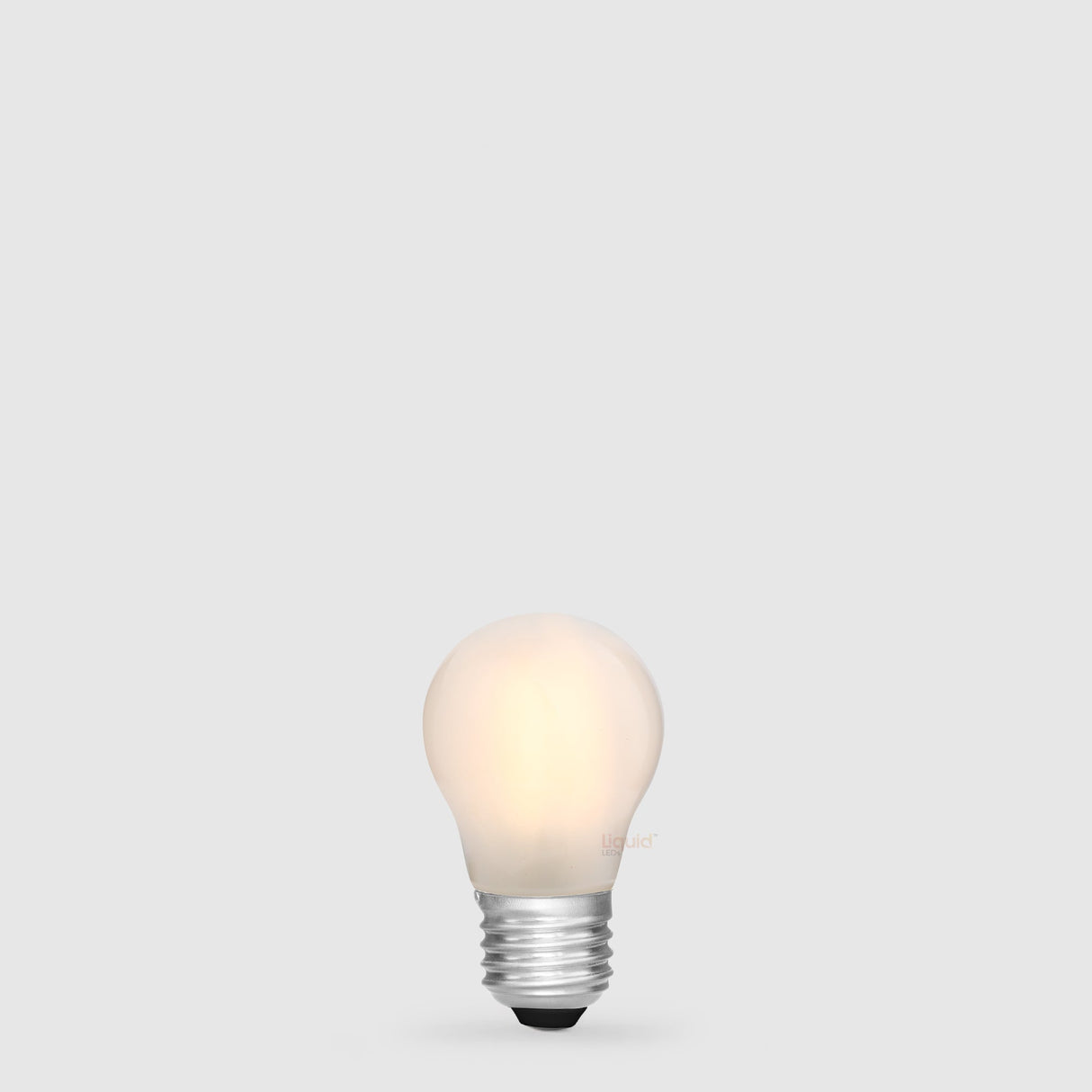4W Fancy Round LED Bulb E27 Frost in Warm White - LiquidLEDs™ - Fancy Round