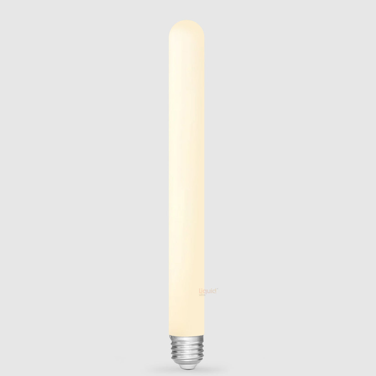 4W Long Tube LED Bulb E27 Porcelain in Warm White - LiquidLEDs™ - Tubular Bulbs