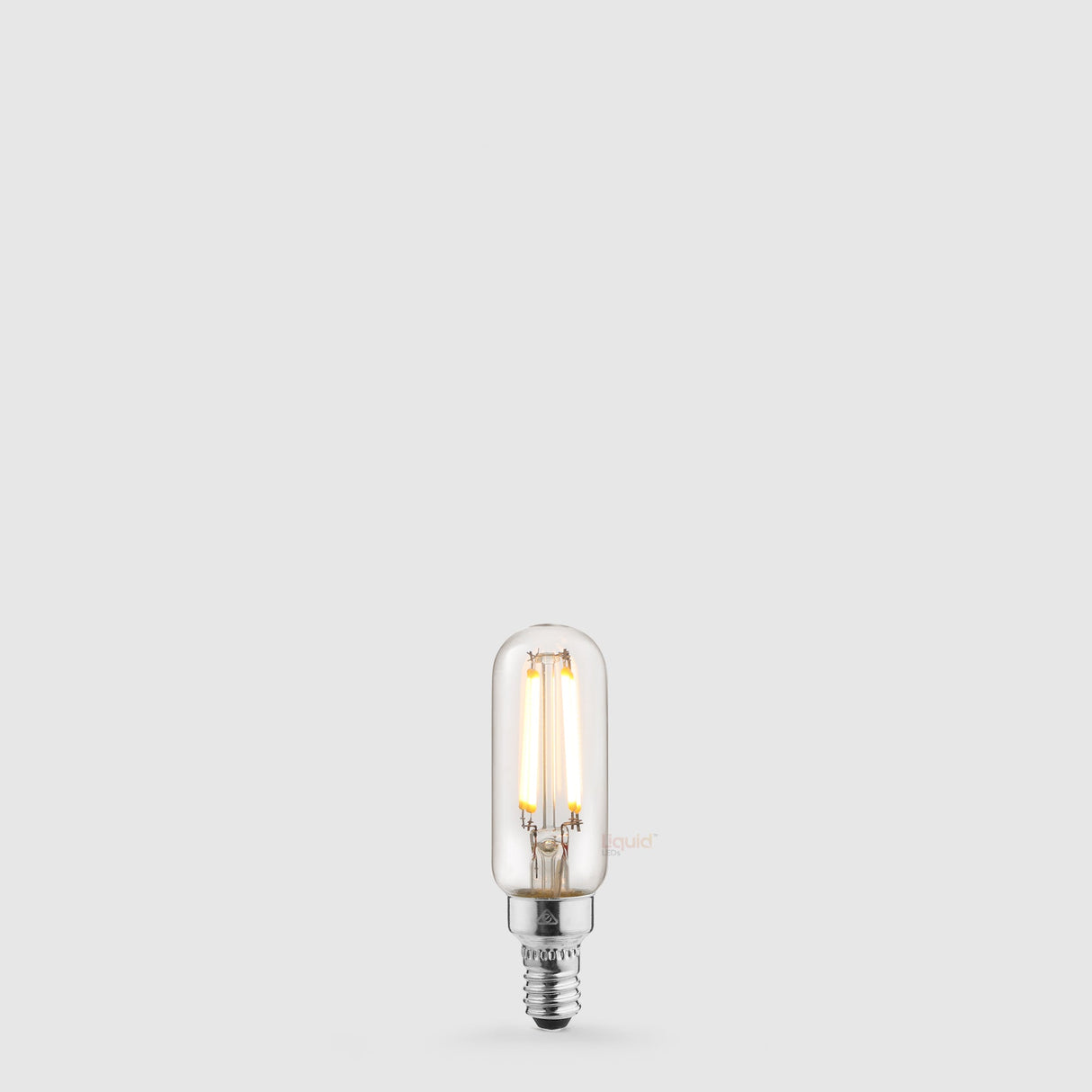 4W Tubular LED Bulb E12 Clear in Warm White - LiquidLEDs™ - Tubular Bulbs