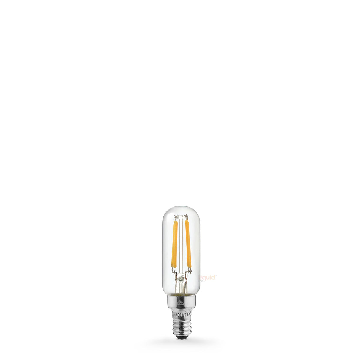 4W Tubular LED Bulb E12 Clear in Warm White - LiquidLEDs™ - Tubular Bulbs
