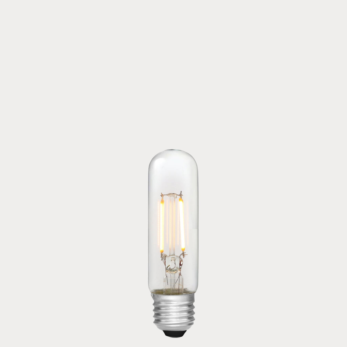 4W Tubular LED Bulb E27 Clear in Warm White - LiquidLEDs® - Tubular Bulbs