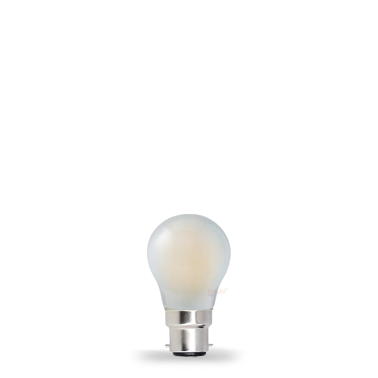 5.5W Fancy Round LED Bulb B22 Frost in Warm White - LiquidLEDs™ - Fancy Round