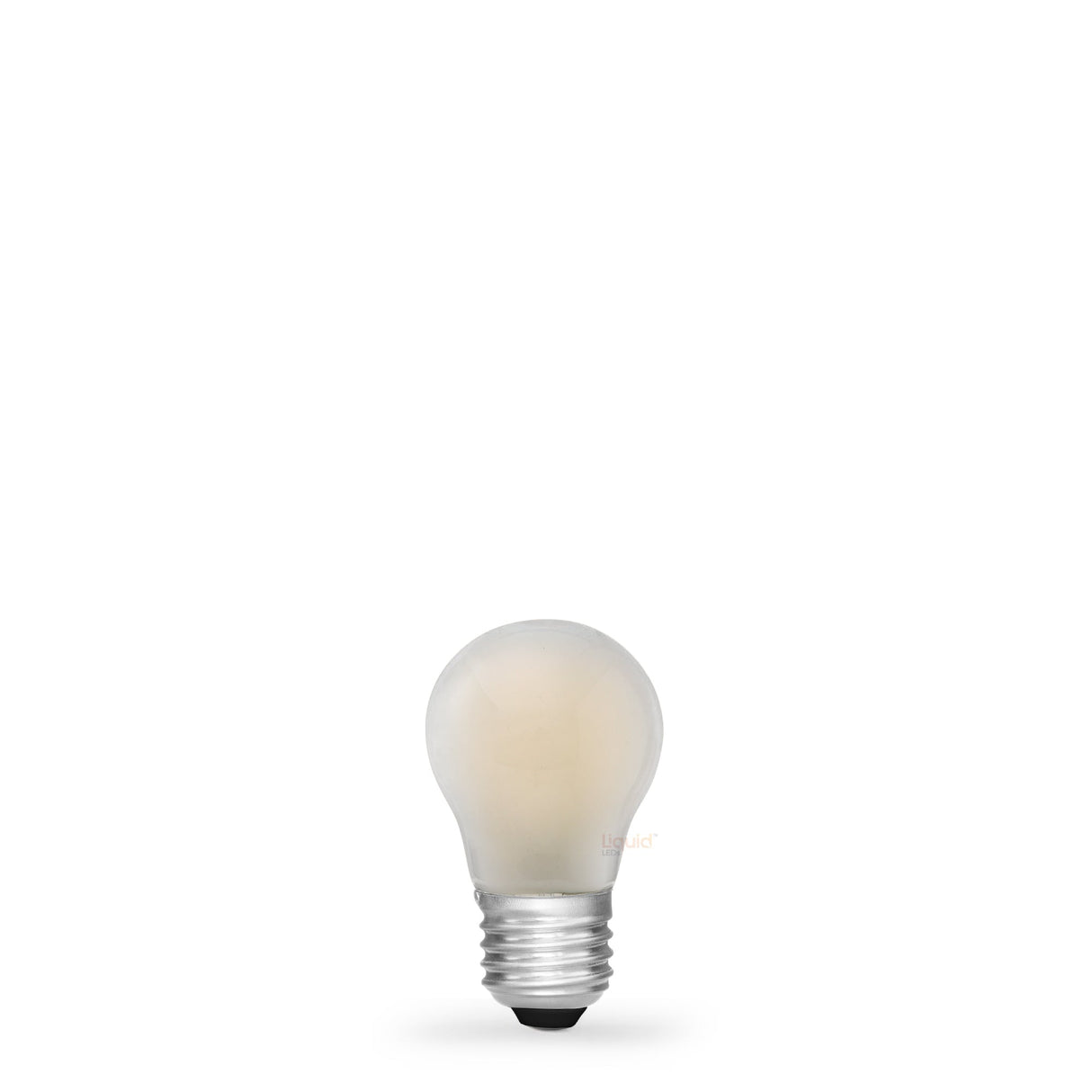5.5W Fancy Round LED Bulb E27 Frost in Warm White - LiquidLEDs™ - Fancy Round