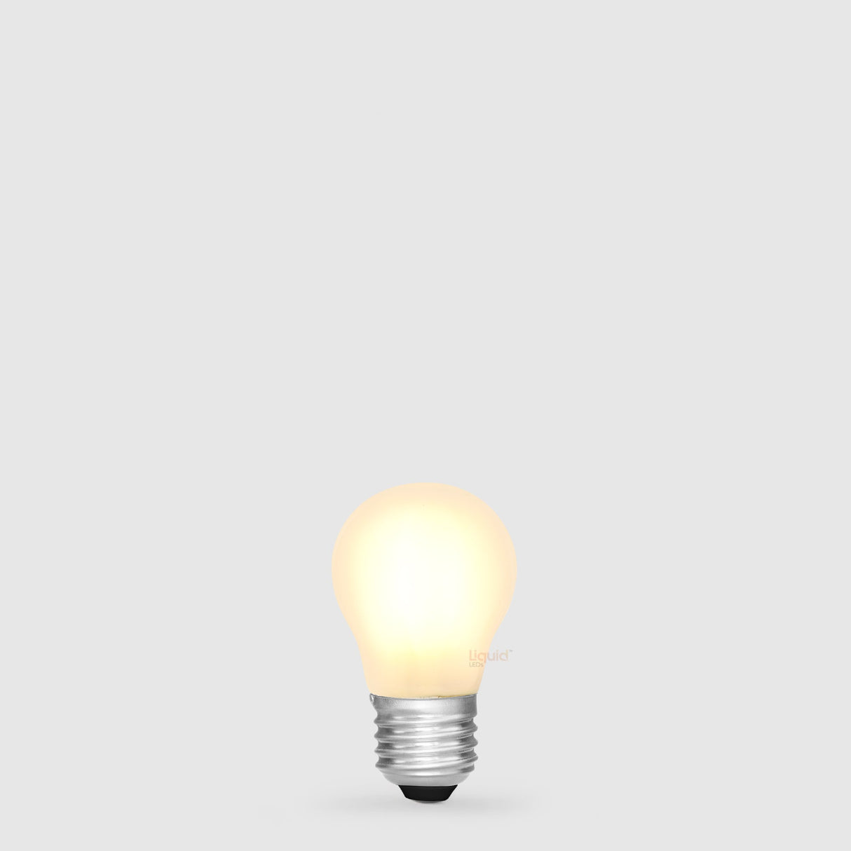 5.5W Fancy Round LED Bulb E27 Frost in Warm White - LiquidLEDs™ - Fancy Round
