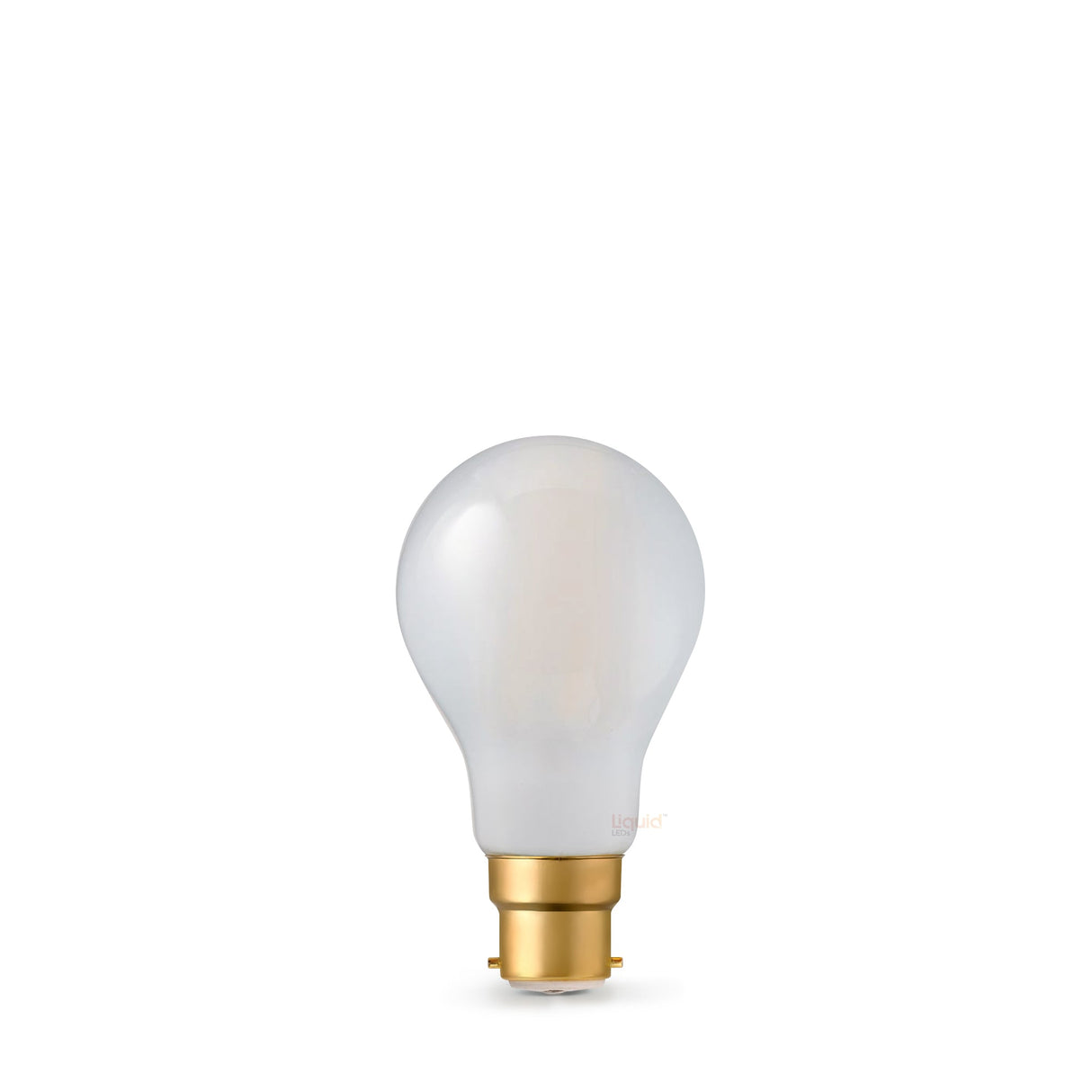 6.5W GLS LED Bulb B22 Frost in Extra Warm - LiquidLEDs™ - Traditional Bulbs