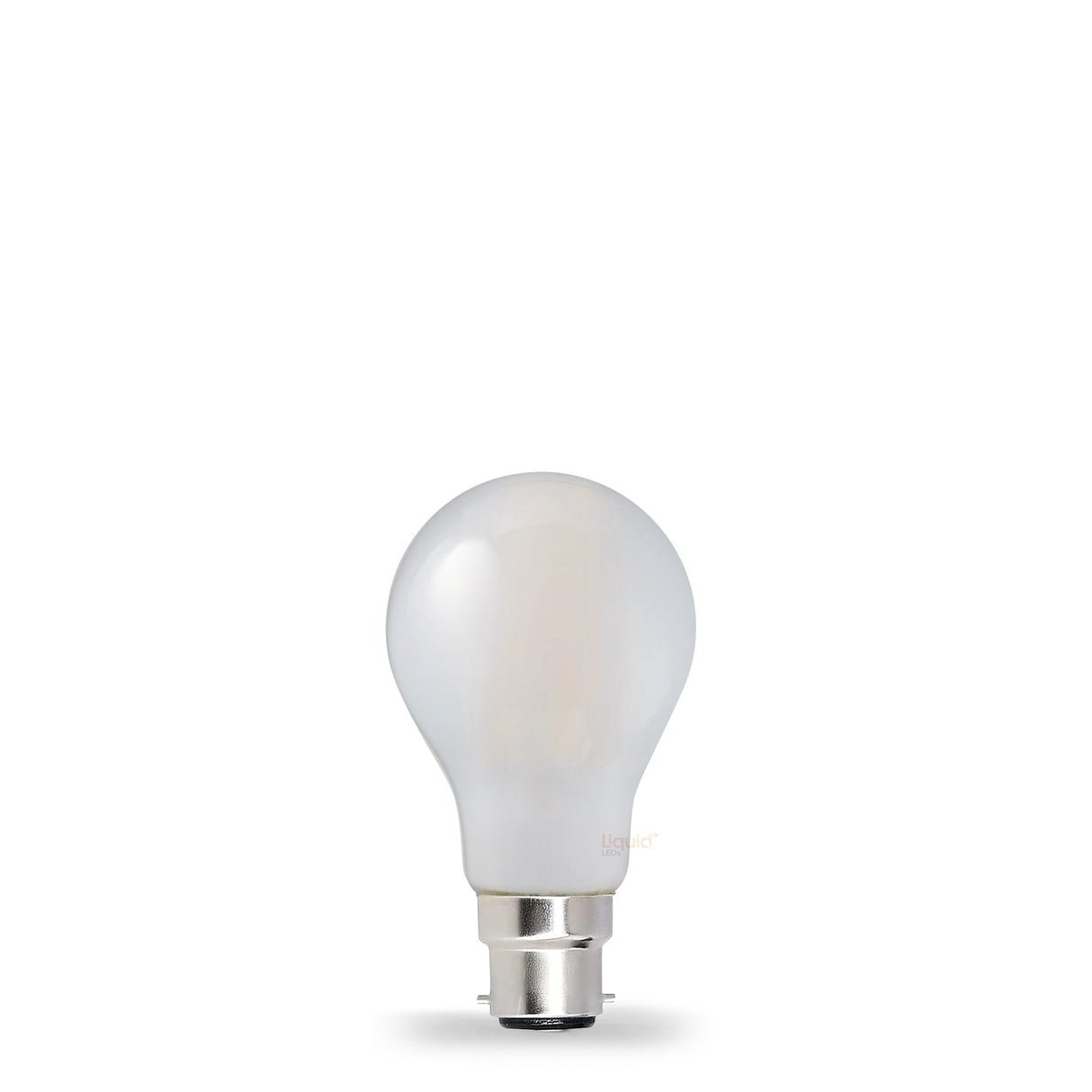 6.5W GLS LED Bulb B22 Frost in Warm White - LiquidLEDs™ - Traditional Bulbs
