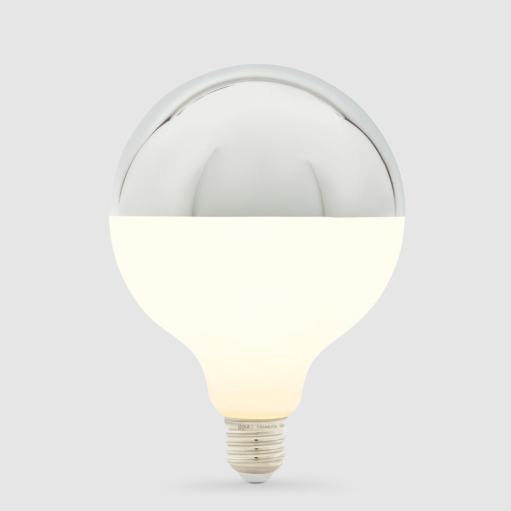 7.2W G125 Mirror Crown LED Globe E27 - LiquidLEDs™ - Mirror Crown Bulbs