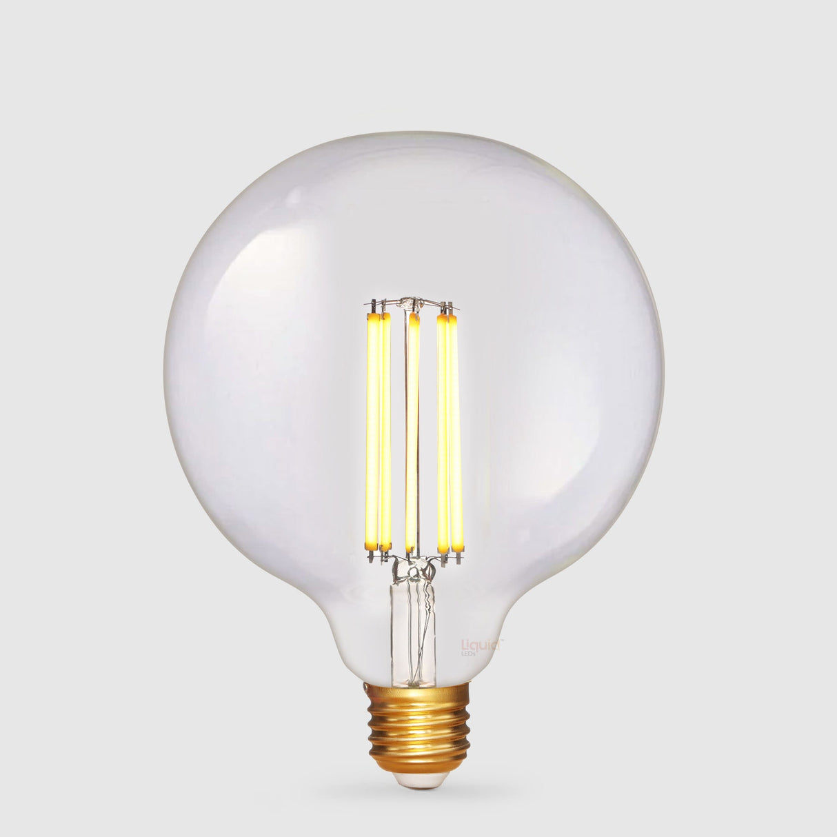 7.2W G125 LED Globe E27 Clear in Extra Warm - LiquidLEDs™ - Globe Bulbs