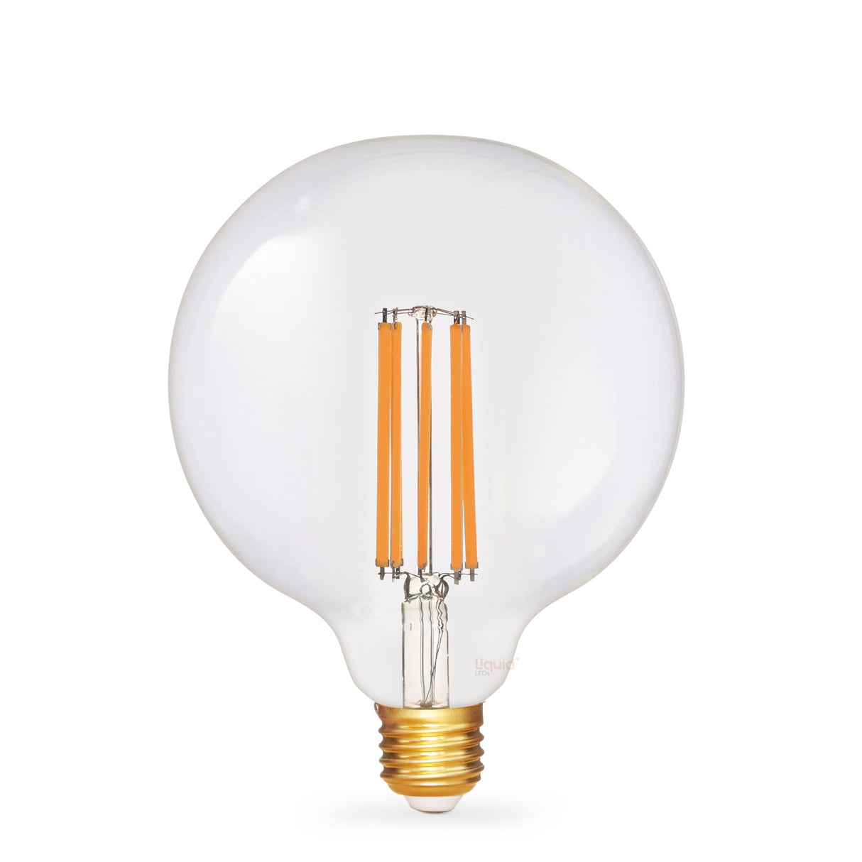 7.2W G125 LED Globe E27 Clear in Extra Warm - LiquidLEDs™ - Globe Bulbs
