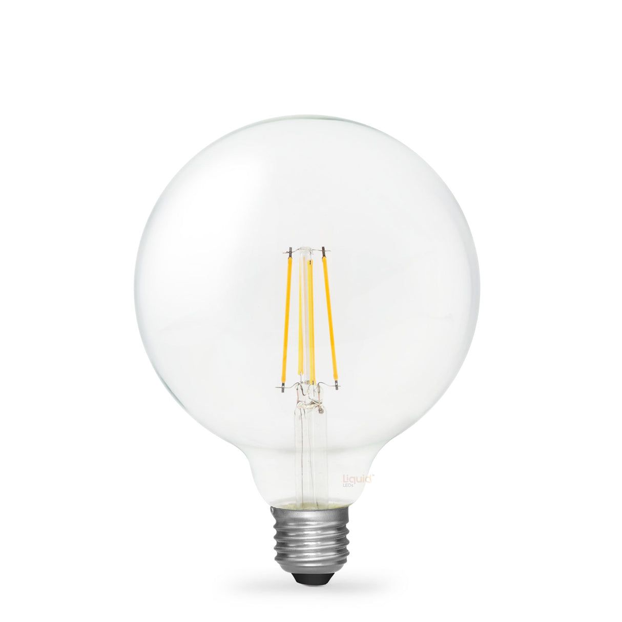 7.2W G125 LED Globe E27 Clear in Warm White - LiquidLEDs™ - Globe Bulbs