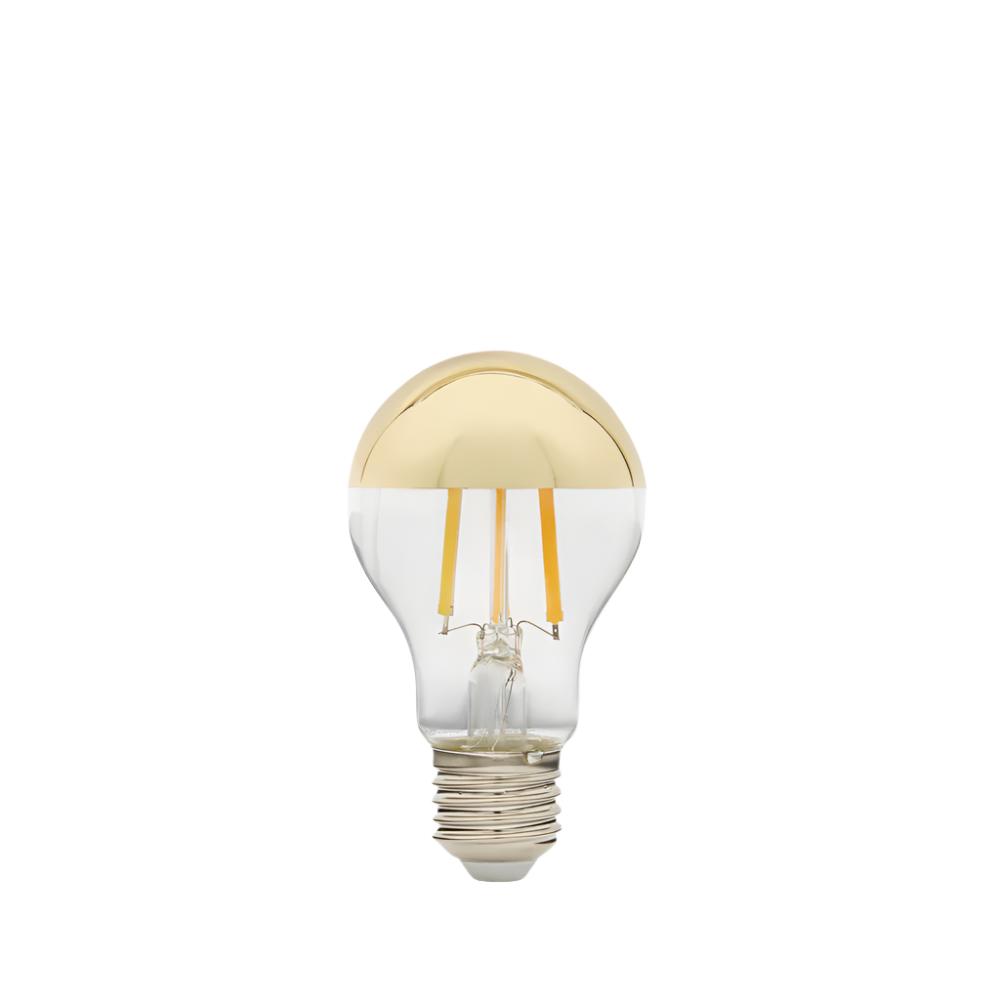 7.5W GLS Gold Crown LED Bulb E27 - LiquidLEDs™ - Mirror Crown Bulbs
