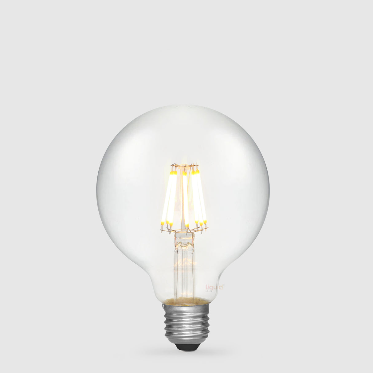 8W 12-24 Volt AC/DC G95 LED Bulb E27 in Warm White