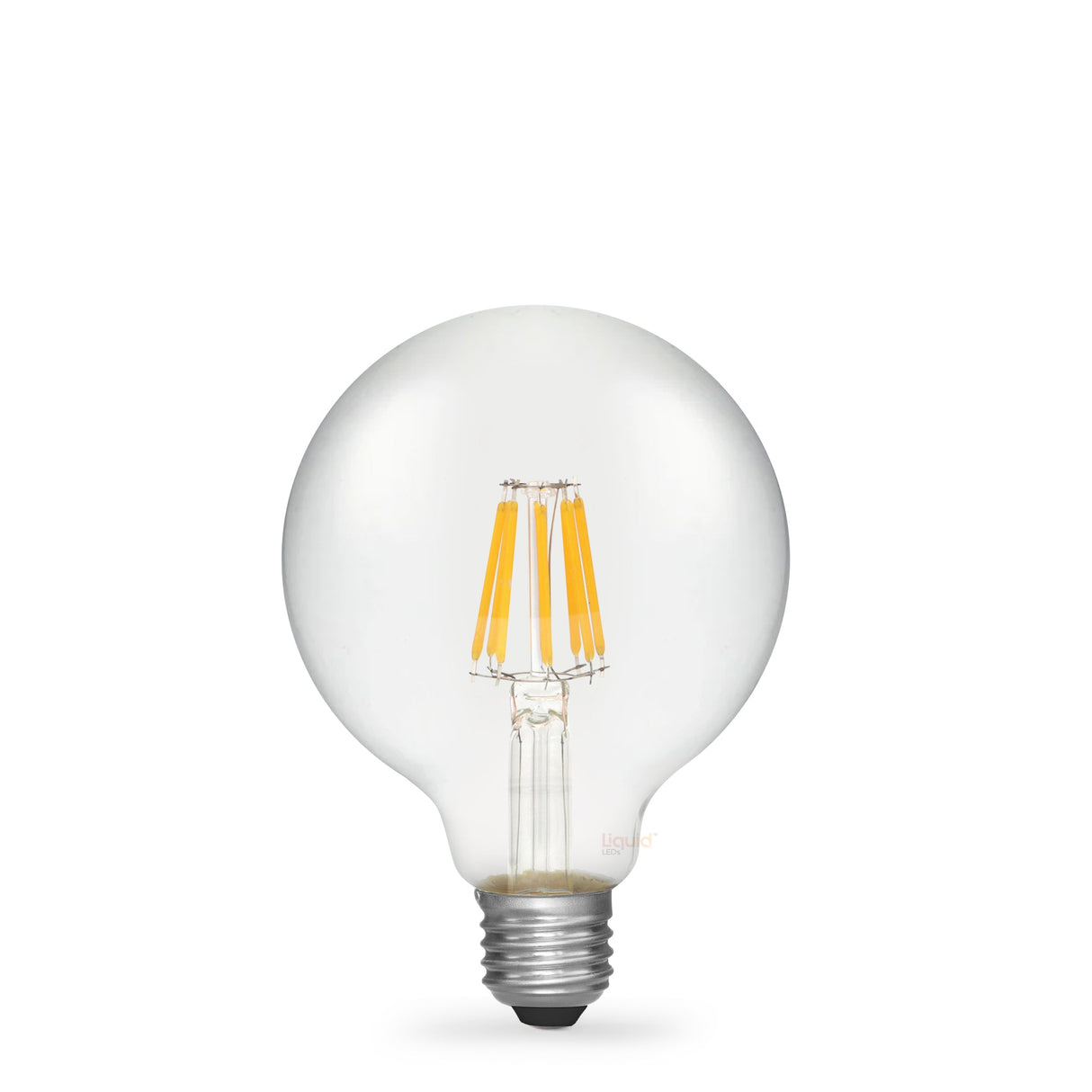 8W 12 - 24 Volt AC/DC G95 LED Bulb E27 in Warm White - LiquidLEDs™ - Globe Bulbs