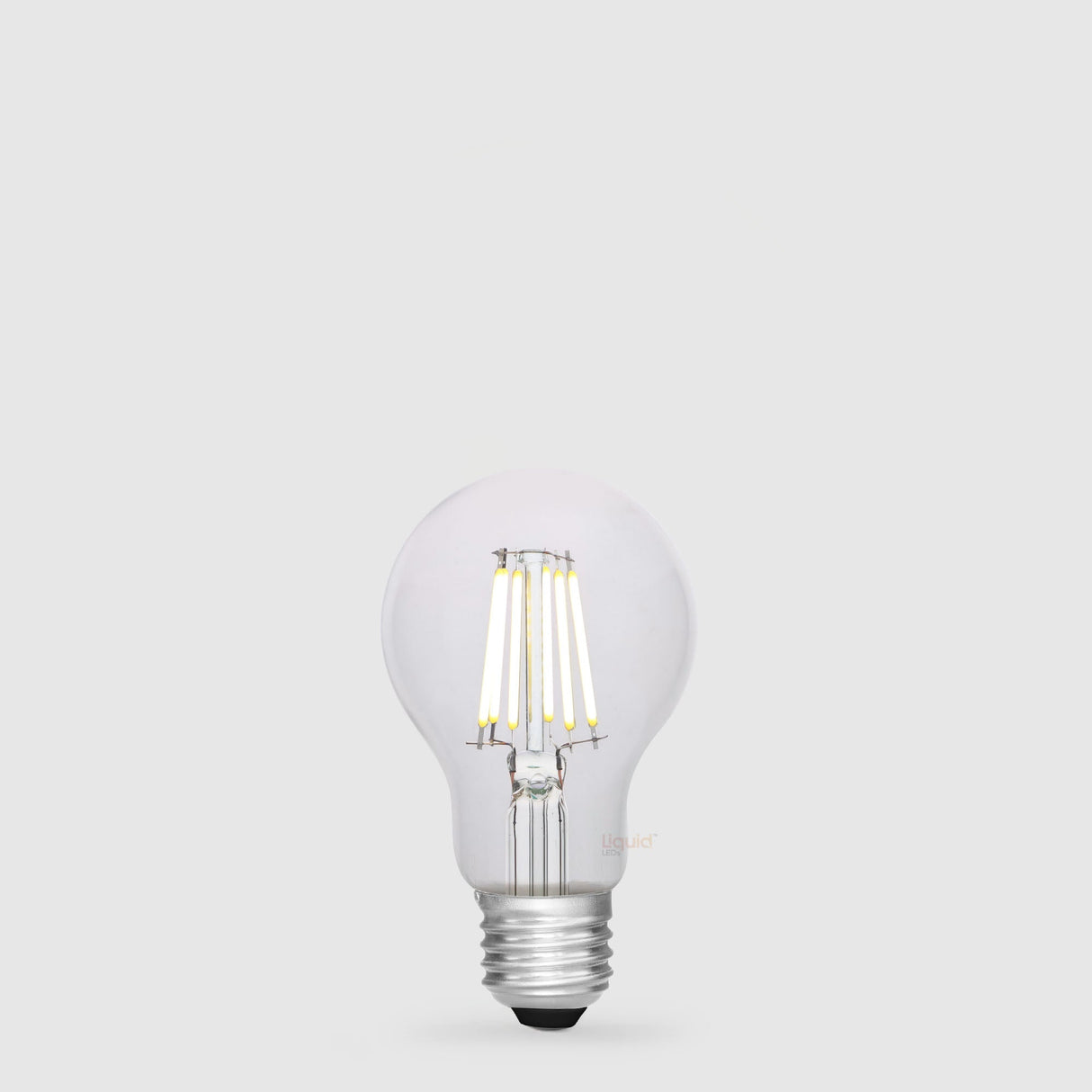 8W 12 - 24 Volt AC/DC GLS LED Bulb E27 Clear in Natural White - LiquidLEDs™ - Traditional Bulbs