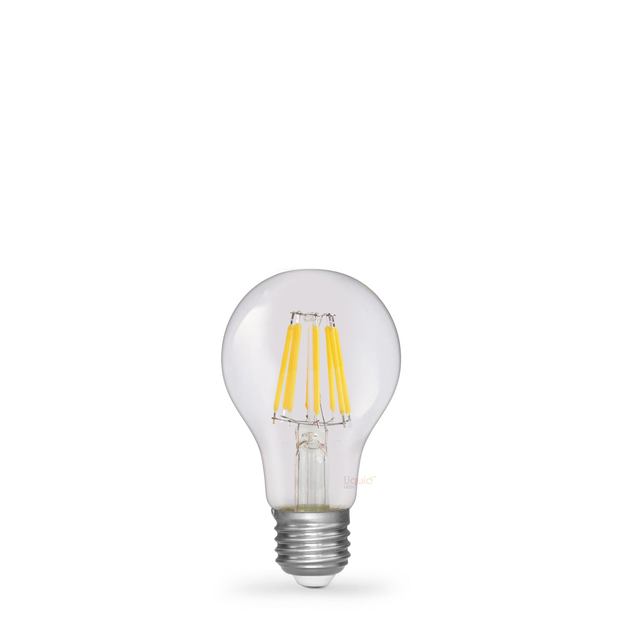8W 12 - 24 Volt AC/DC GLS LED Bulb E27 Clear in Warm White - LiquidLEDs™ - Traditional Bulbs