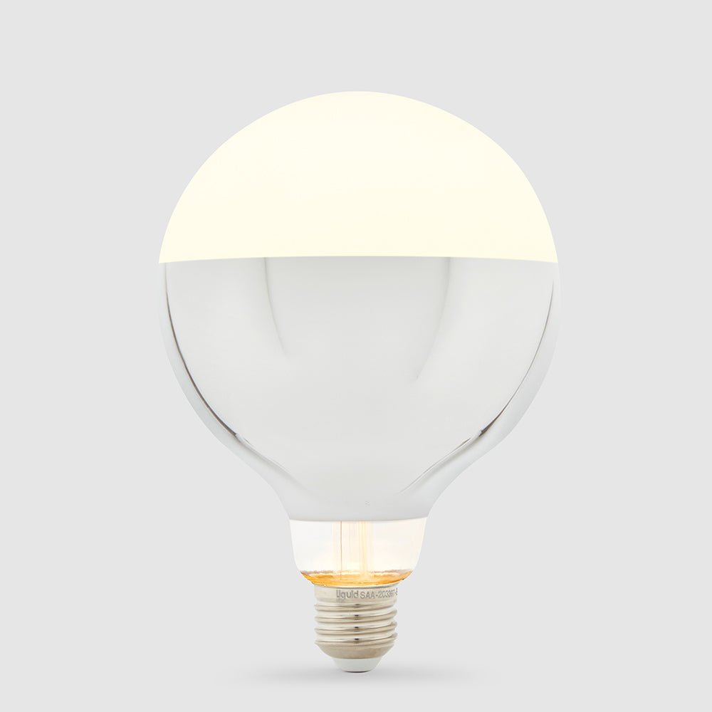 8W G125 Reflector LED Light Globe E27 - LiquidLEDs™ - Mirror Crown Bulbs