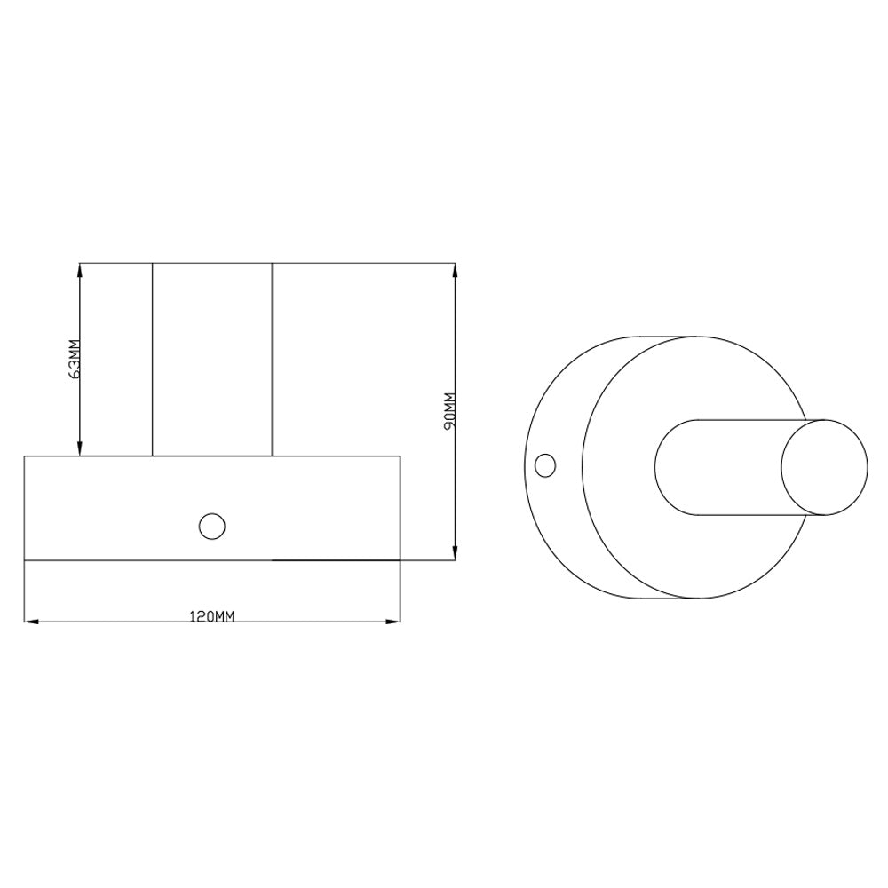 Black Wall Light - LiquidLEDs™ - Wall Light