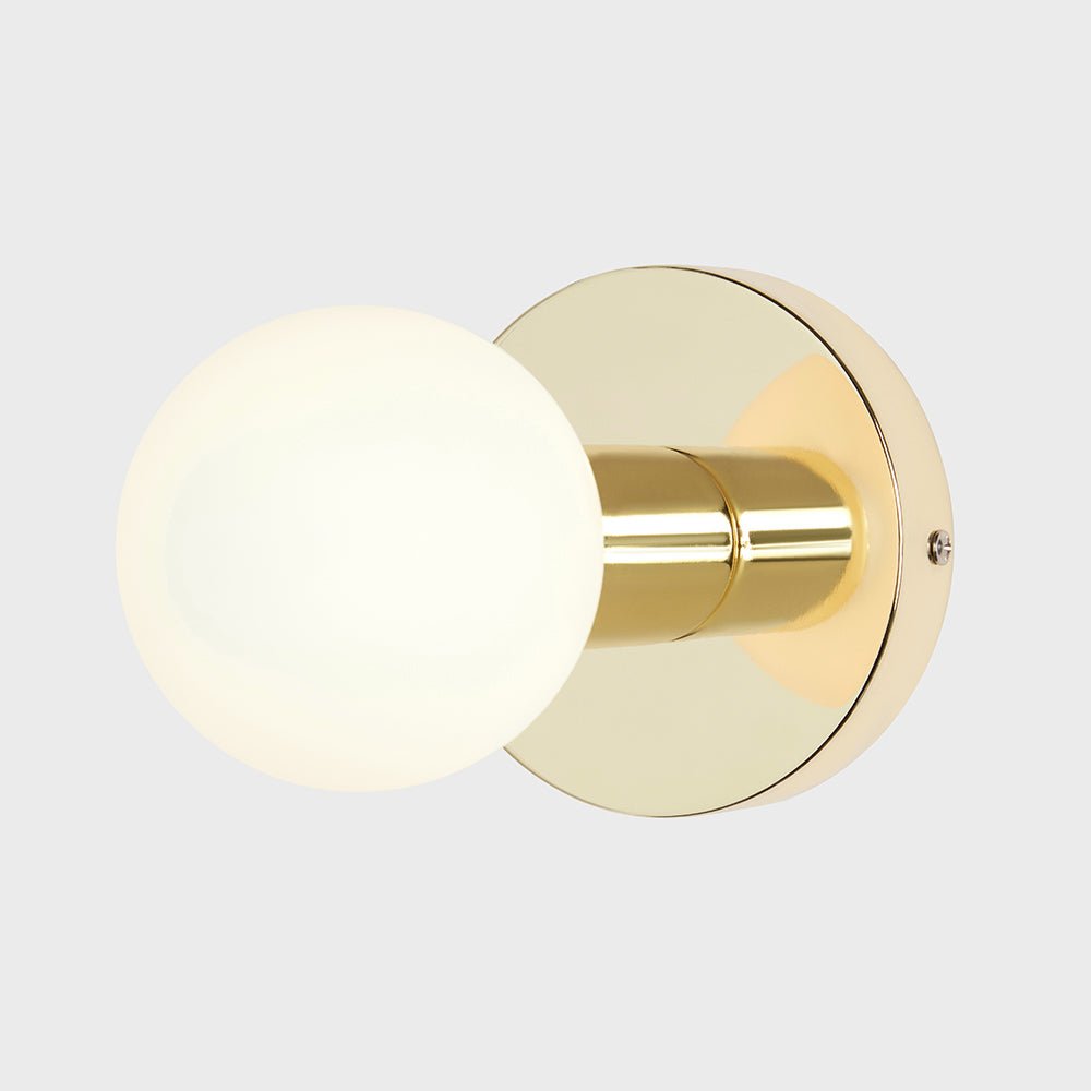 Brass Wall Light + 8W G95 Globe - LiquidLEDs™ - Wall Light