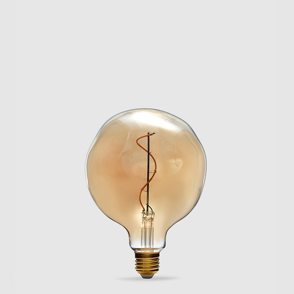 Designer 125mm Amber LED Globe - LiquidLEDs™ - Oversized Bulbs