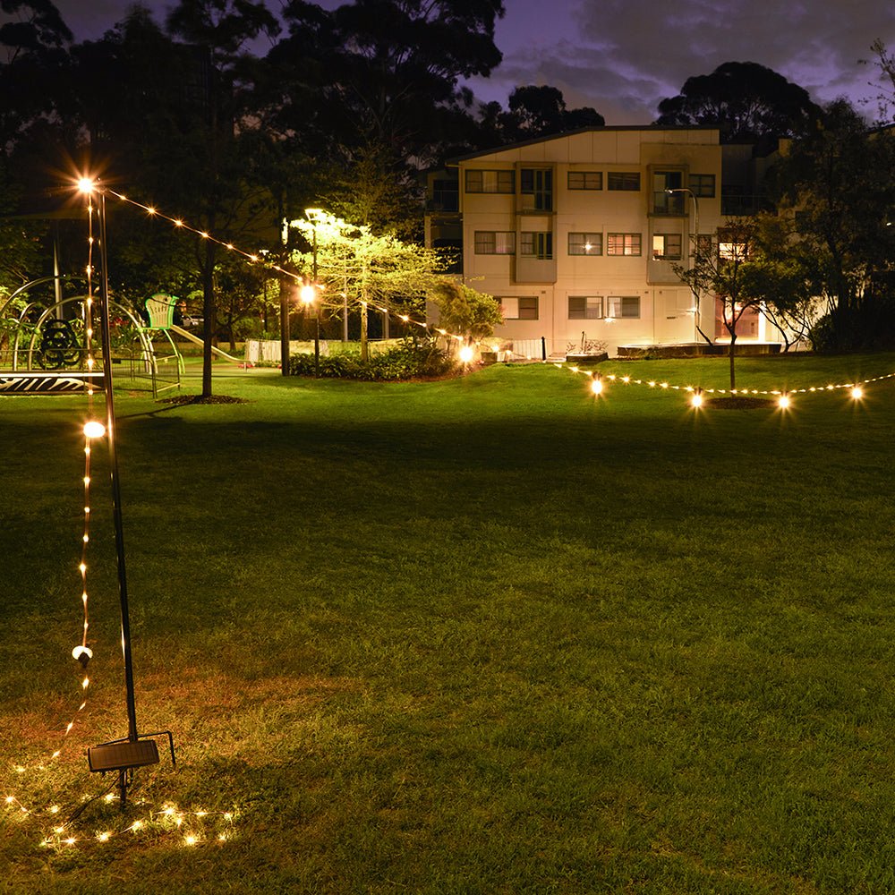 Set of 2 Festoon String Light Poles - LiquidLEDs™ - Festoon Accessories