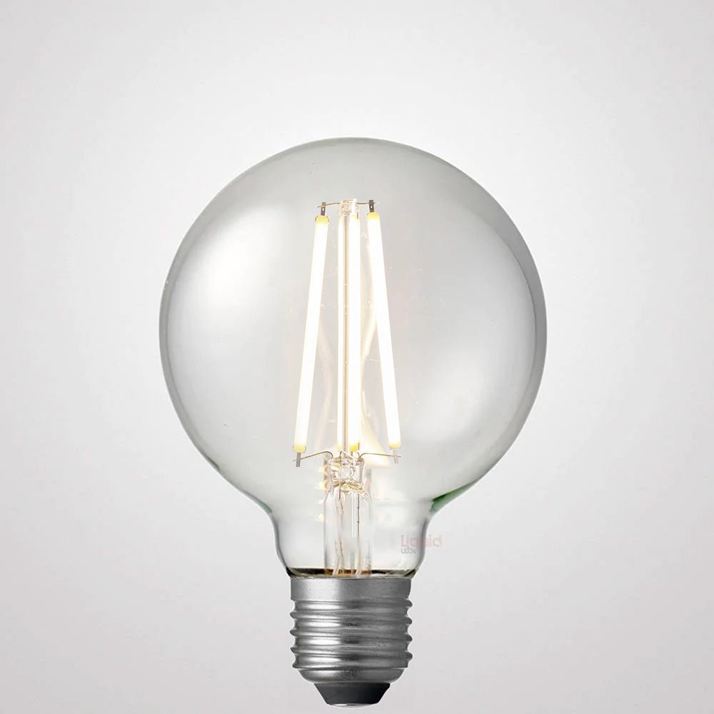 12W G95 LED Globe E27 Clear in Natural White - LiquidLEDs™ - Globe Bulbs