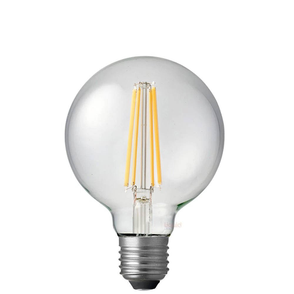 12W G95 LED Globe E27 Clear in Natural White - LiquidLEDs™ - Globe Bulbs