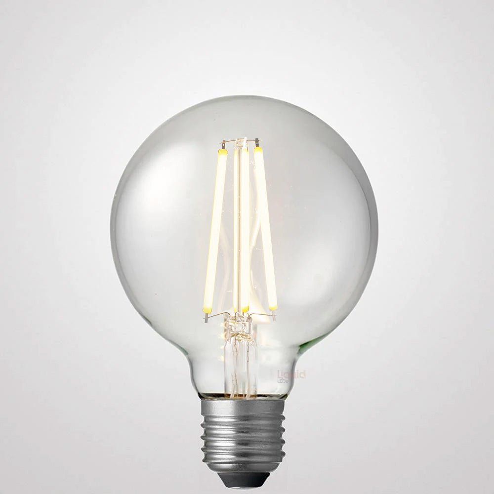 12W G95 LED Globe E27 Clear in Soft White - LiquidLEDs™ - Globe Bulbs