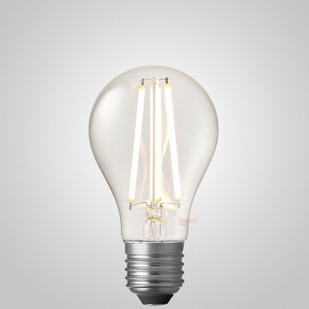 12W GLS LED Bulb E27 Clear in Natural White - LiquidLEDs™ - Traditional Bulbs