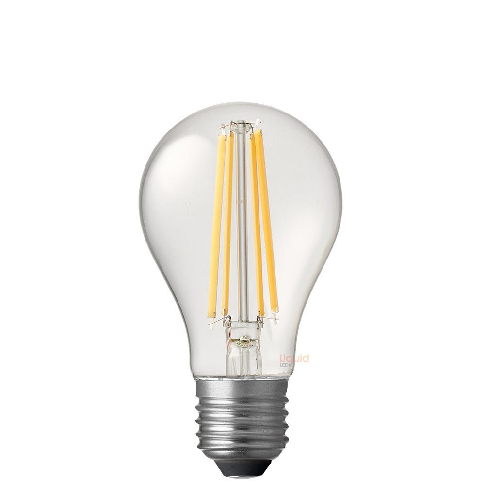 12W GLS LED Bulb E27 Clear in Natural White - LiquidLEDs™ - Traditional Bulbs