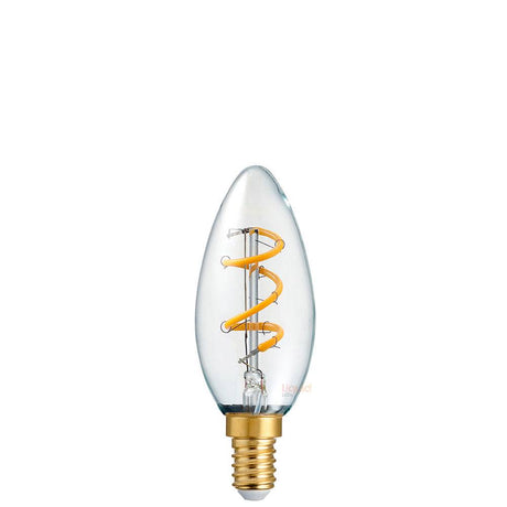 3W Candle Spiral Dimmable LED Bulb (E14)