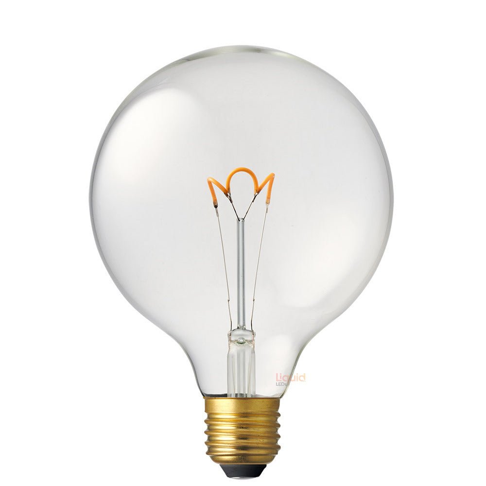3W G125 LED Globe E27 in Extra Warm - LiquidLEDs™ - Globe Bulbs