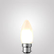 2W Candle Dimmable LED Bulb B22 Frosted in Warm White