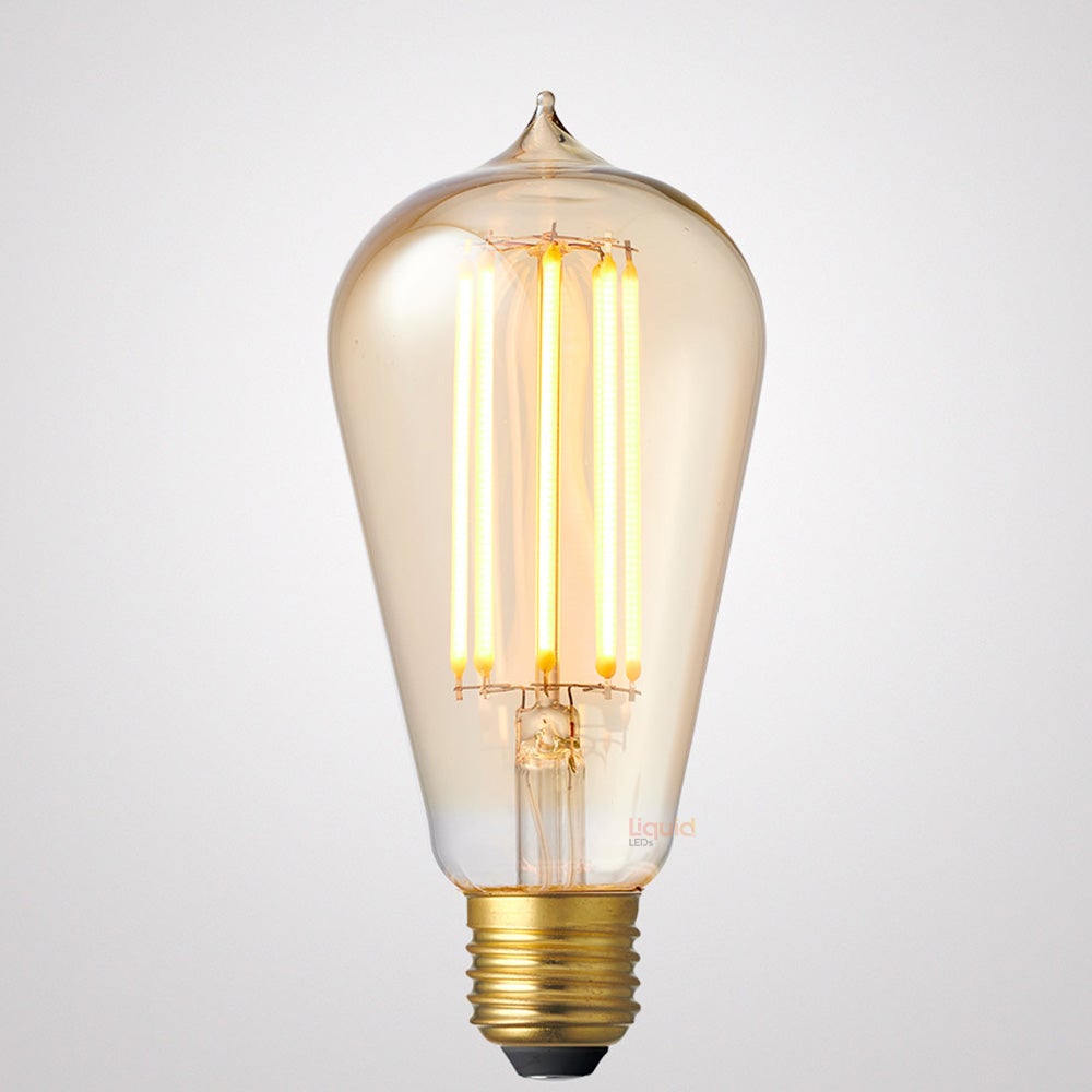 4W Edison LED Bulb E27 in Ultra Warm - LiquidLEDs™ - Edison Bulbs